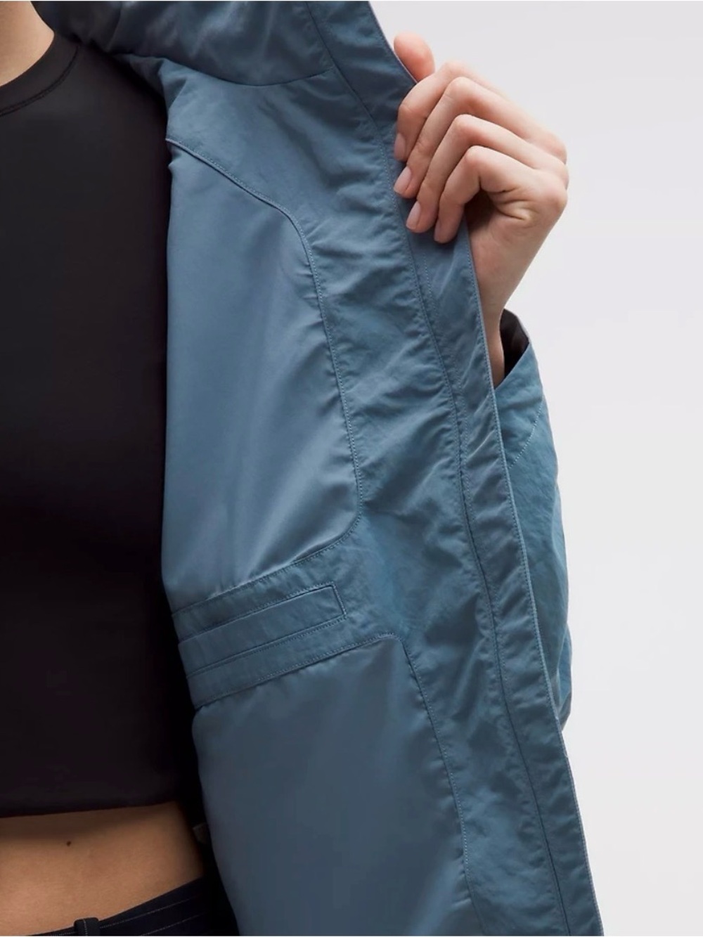 NWT lululemon Always Effortless Jacket *Evolve - Women’s Small - Steel Blue - Picture 6 of 10